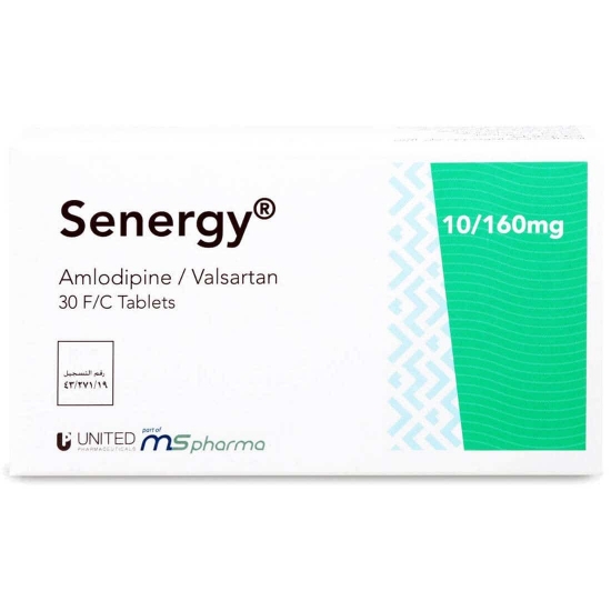 Picture of Senergy 160mg/10mg F.C. 30 Tablet